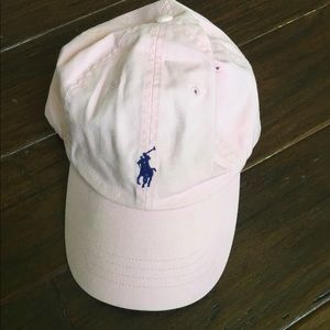 Pink Polo Ralph Lauren cap